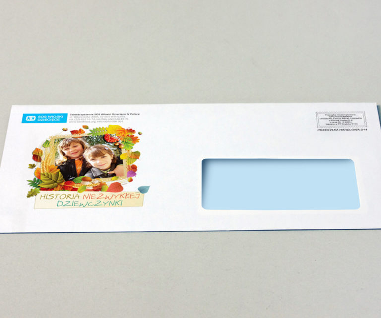 Koperta DL z nadrukiem