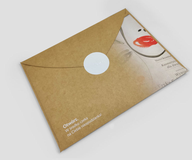 Koperta kraftowa z pieczęcią